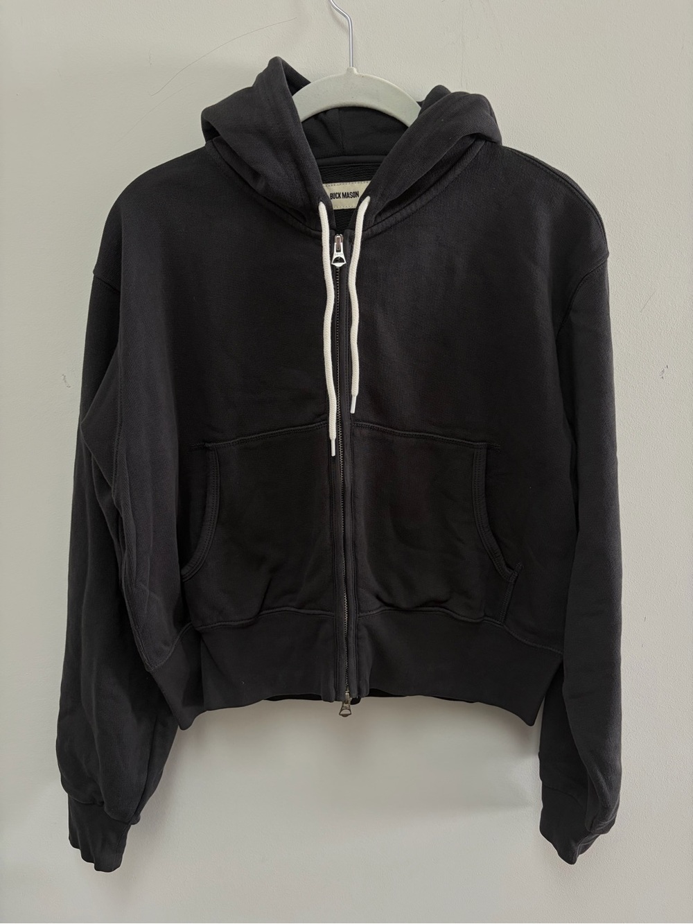 buck mason vintage interloop zip hoodie